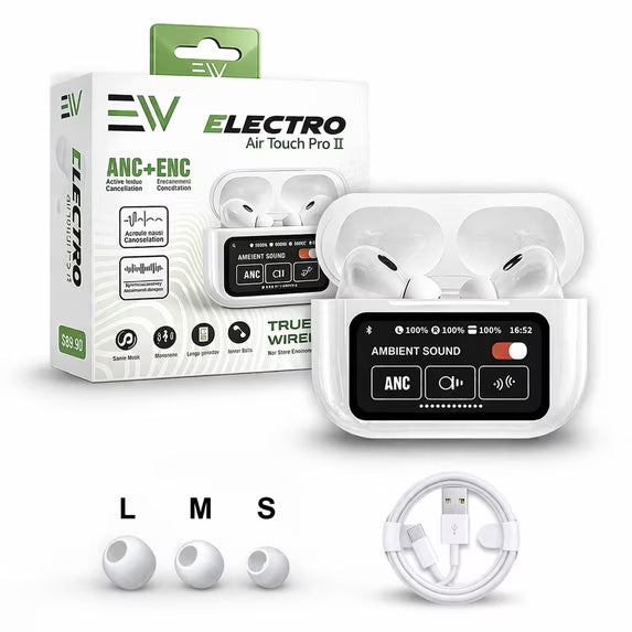Electro Air Touch Pro Earbuds with Smart Touch Screen