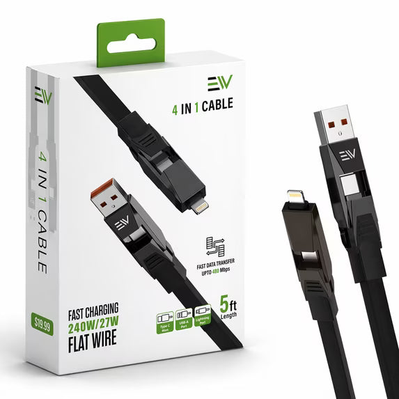 Electro 240W 4 in 1 Charging Cable