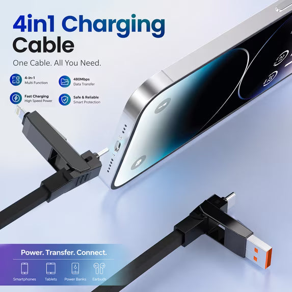 Electro 240W 4 in 1 Charging Cable