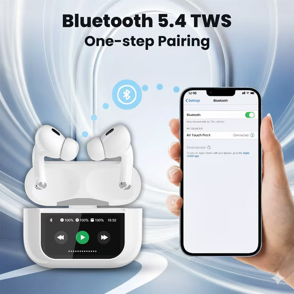 Electro Air Touch Pro Earbuds with Smart Touch Screen