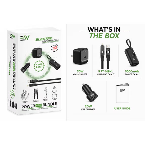 Electro Power 4-in-1 Charging Essentials kit