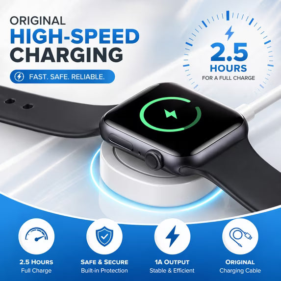 Electro Time Link iWatch Charging Cable - White
