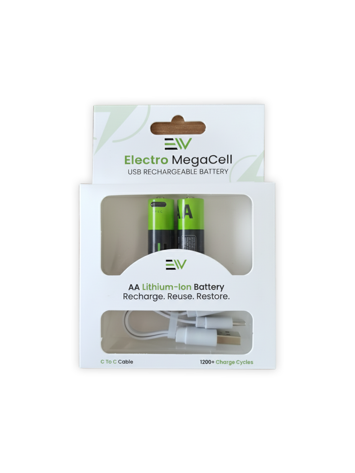 Electro MegaCell AAA Rechargeable Battery with C to C Cable
