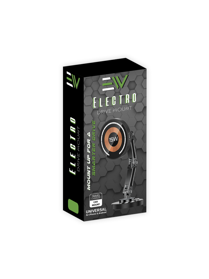 Electro – Drive Mount 15W Car Mount Charger