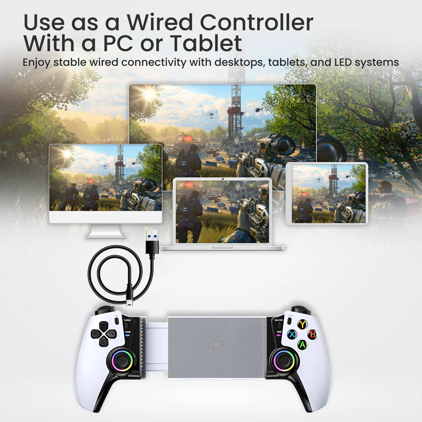 Electro wireless Bluetooth gaming controller