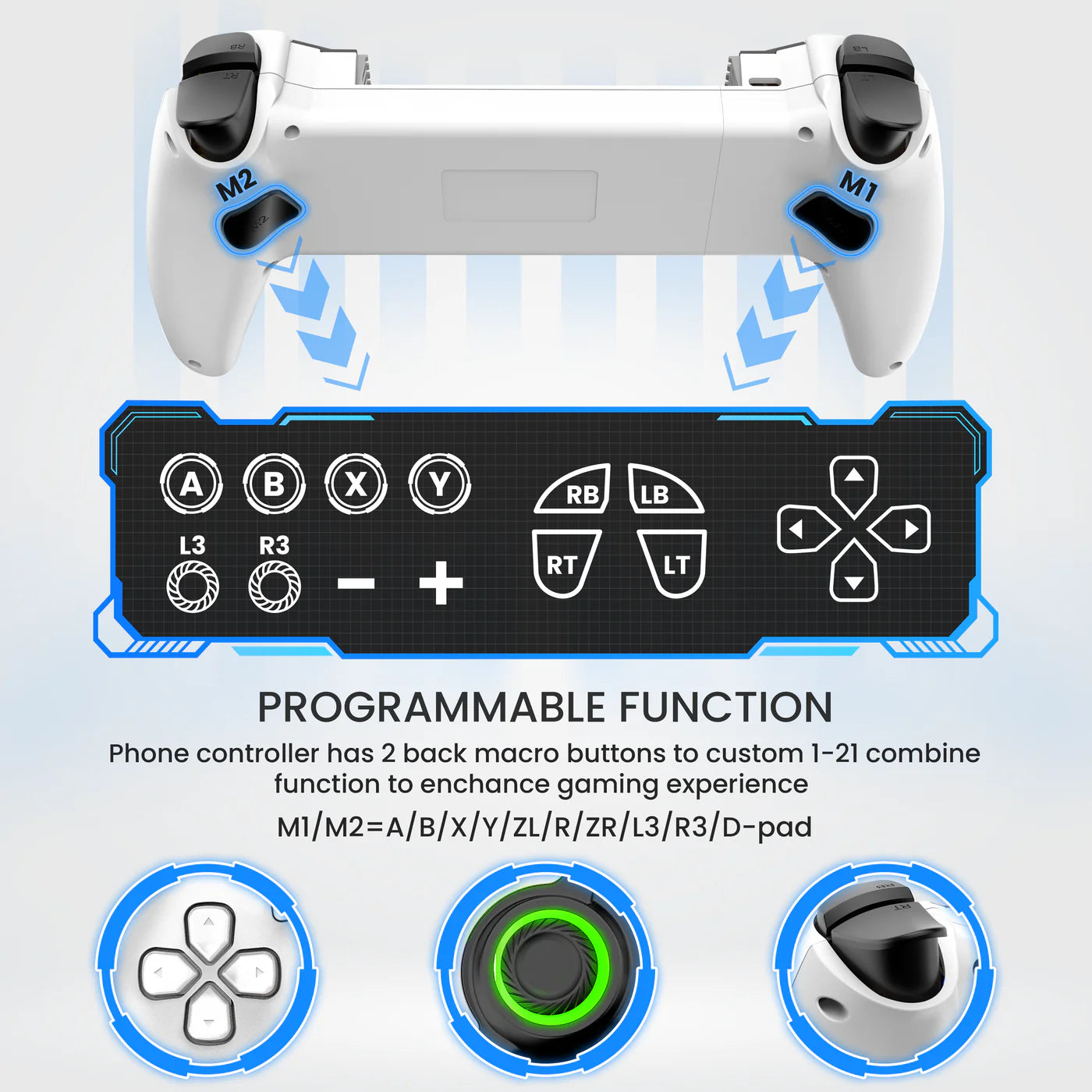 Electro wireless Bluetooth gaming controller