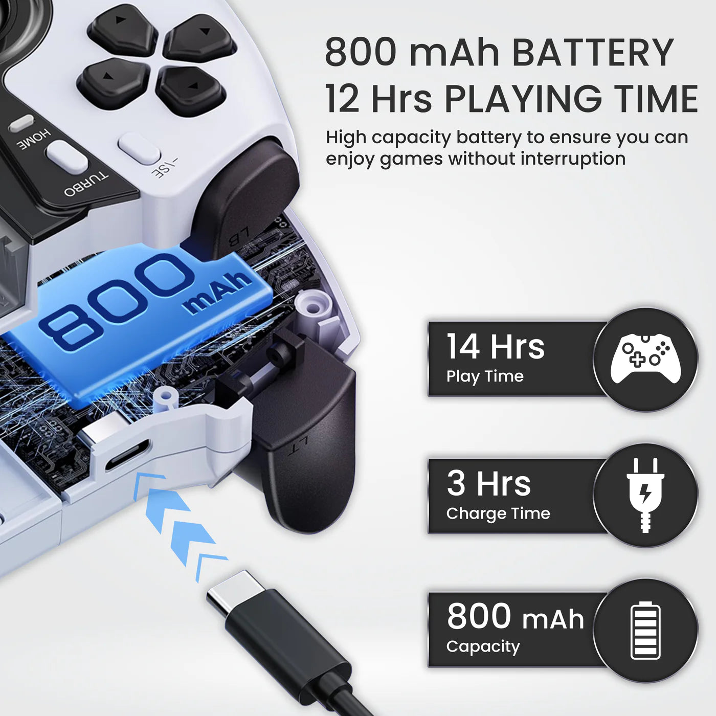 Electro wireless Bluetooth gaming controller