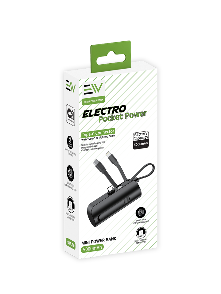 Electro Pocket Power Bank 5000 mAh