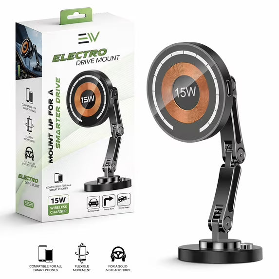 Electro 15W Car Wireless Charger Mount